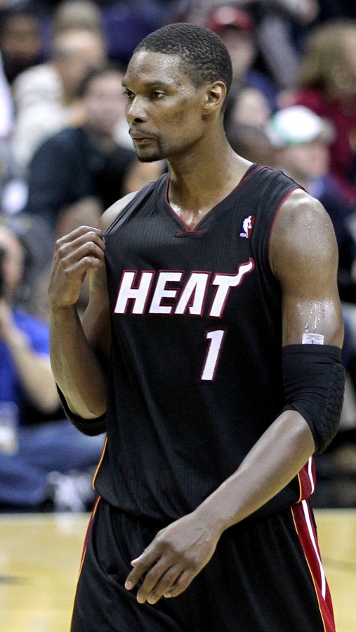 Chris Bosh, NBA player portrait