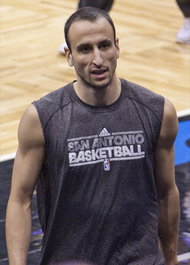 Manu Ginóbili, NBA player portrait