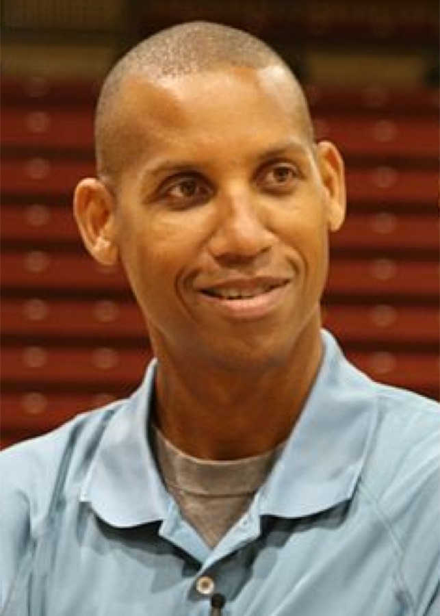 Reggie Miller, NBA player portrait