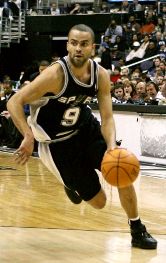 Tony Parker, NBA player portrait